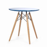 стол обеденный eiffel диаметр 70 синий в Нижневартовске