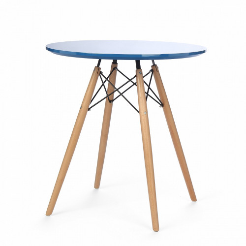 стол обеденный eiffel диаметр 70 синий в Нижневартовске