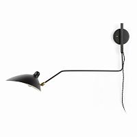 настенный светильник sconce mouille 1 лампа 1 черный в Нижневартовске