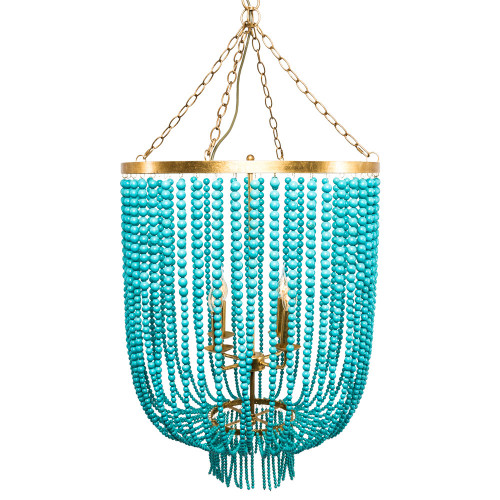 люстра «туркуаз» 3000 бусин на нитях в Нижневартовске