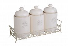 баночки для сыпучего с подносом монограмма в Нижневартовске