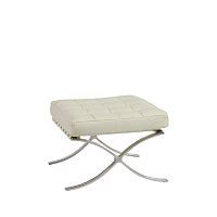 оттоманка barcelona кожа класса премиум бежевая в Нижневартовске