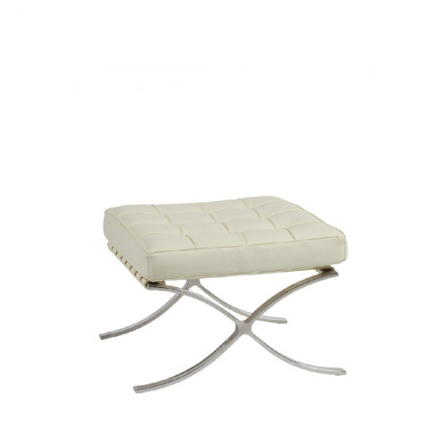 оттоманка barcelona кожа класса премиум бежевая в Нижневартовске