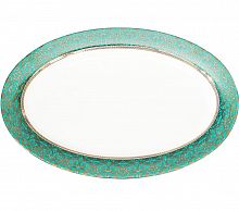тарелка овальная 36см цвет бирюзовый в Нижневартовске
