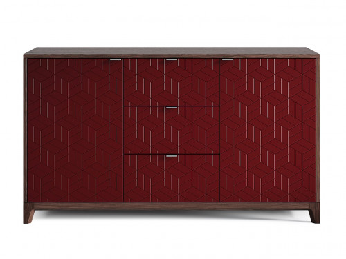 комод case №1 тёмный дуб марсала гравировка 10 в Нижневартовске