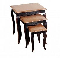 комплект консольных столиков mobilier de maison коричневый в Нижневартовске