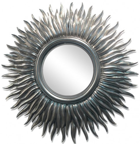 зеркало-солнце в серебряной раме soho фелиция в Нижневартовске