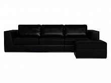 диван igarka угловой с правым модулем черный в Нижневартовске