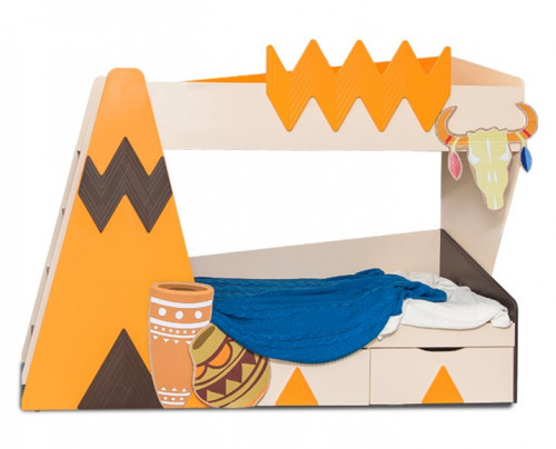 кровать детская двухъярусная левая апачи в Нижневартовске