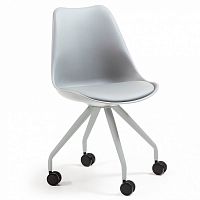 cтул lars серый на колесиках от la forma (ex julia grup) в Нижневартовске