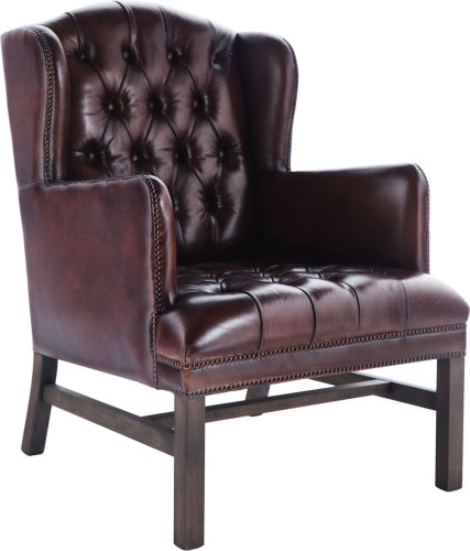 кресло british коричневое в Нижневартовске