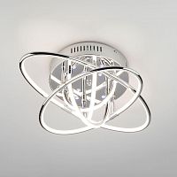 потолочный светодиодный светильник eurosvet jupiter 90132/7 хром в Нижневартовске