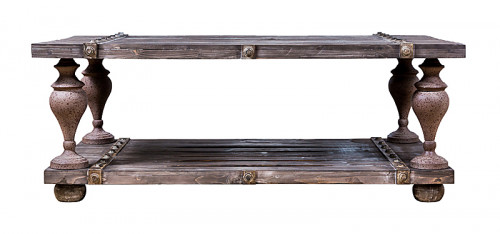 стол кофейный шале коричневый в Нижневартовске