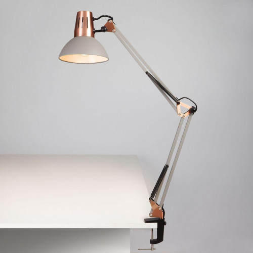 настольная лампа eurosvet worker 01021/1 серый в Нижневартовске