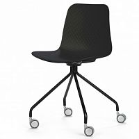 стул glide на колесиках черный в Нижневартовске