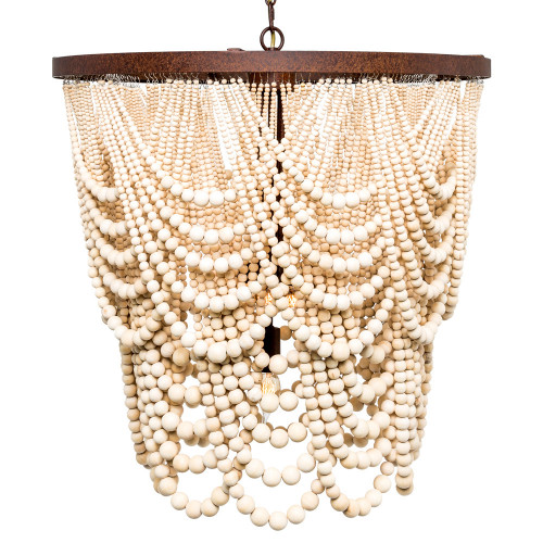 люстра «вандербилт» бусины из древесины нанизанные на нити в Нижневартовске
