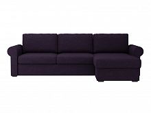 диван peterhof угловой фиолетовый с оттоманкой с емкостью для хранения в Нижневартовске