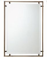 зеркало прямоугольное настенное латунь hurricane в Нижневартовске