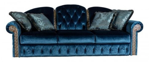 диван tesoro прямой темно-синий в Нижневартовске