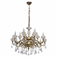подвесная люстра chiaro габриэль 10 491012715 латунь в Нижневартовске