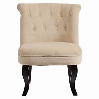 кресло dawson велюр бежевое в Нижневартовске