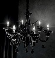 дизайнерская подвесная люстра ideal lux radetzky sp6 nero черная в Нижневартовске