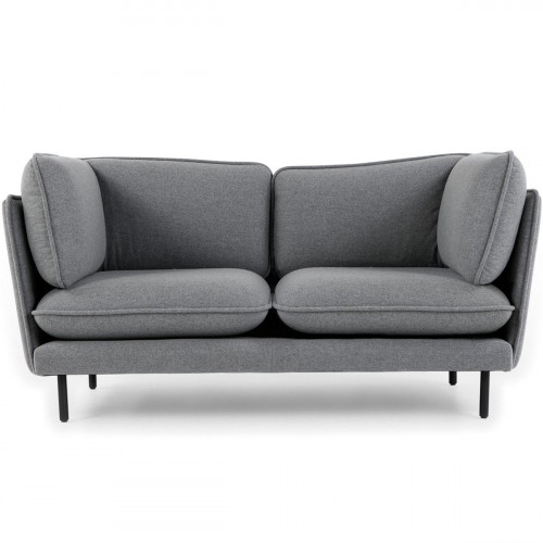 диван wes двухместный прямой серый в Нижневартовске