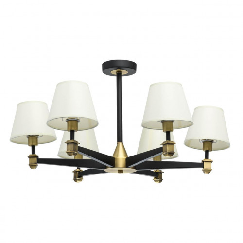 потолочная люстра mw-light дельрей 700013306 кремовая в Нижневартовске