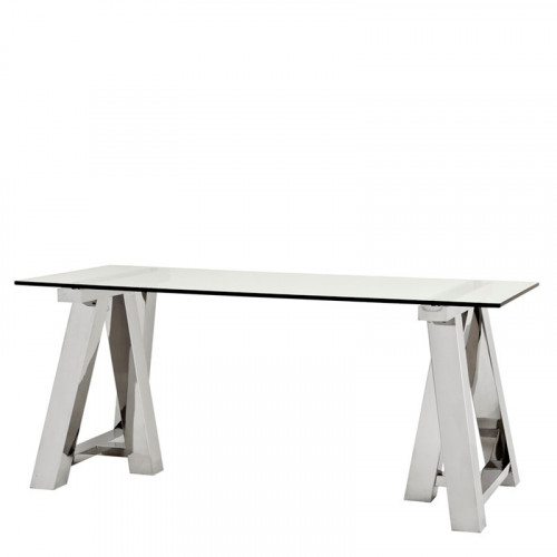 письменный стол marathon от eichholtz прозрачный/стальной в Нижневартовске