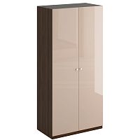 шкаф uno двухдверный дуб шато, капучино с зеркалом в Нижневартовске