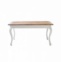 стол обеденный дерево с историей 160х90 см белый, коричневый в Нижневартовске