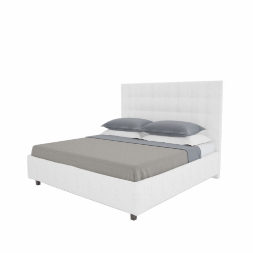 кровать royal black 90х200 велюр молочный р в Нижневартовске