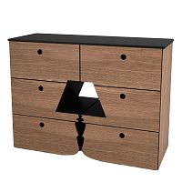 комод лампа дуб и черный от odingeniy в Нижневартовске