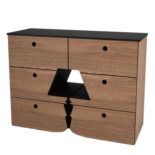 комод лампа дуб и черный от odingeniy в Нижневартовске