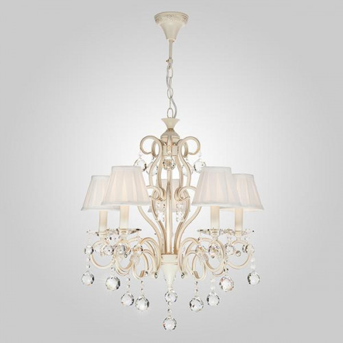 подвесная люстра eurosvet 12075/5 белый strotskis в Нижневартовске