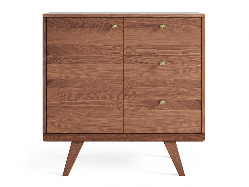 мини-комод thimon дуб тобакко фасады шпон в Нижневартовске