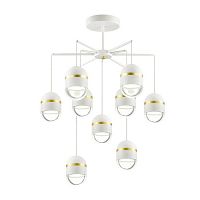 подвесная светодиодная люстра odeon light minion 4117/45cl в Нижневартовске