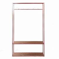 вешалка в прихожую hallra 2 copper американский орех в Нижневартовске