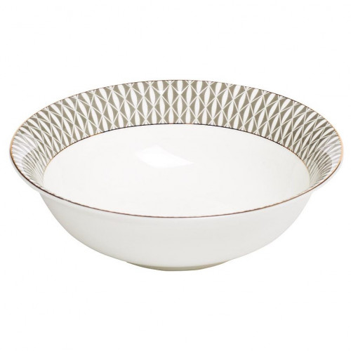 салатник 23см серый орнамент в Нижневартовске