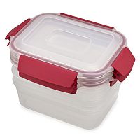 набор из 3 контейнеров nest lock 1,1 л красный в Нижневартовске