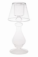 подсвечник стеклянный в виде лампы ночник, 27 см в Нижневартовске