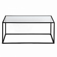 стол журнальный darmian into black прозрачное стекло в Нижневартовске
