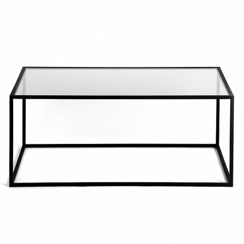 стол журнальный darmian into black прозрачное стекло в Нижневартовске