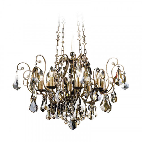 люстра md92724-8a от illuminati прозрачная/золото в Нижневартовске