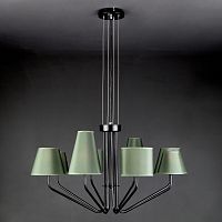 подвесная люстра eurosvet ornato 70074/8 черный в Нижневартовске