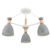 потолочная люстра freya delia fr5033cl-03w серая в Нижневартовске