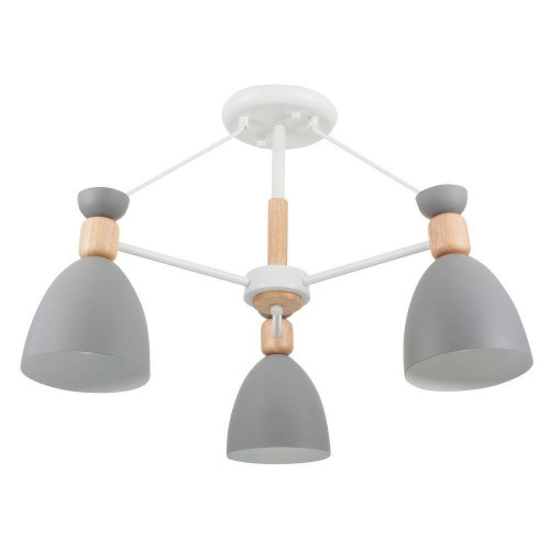 потолочная люстра freya delia fr5033cl-03w серая в Нижневартовске