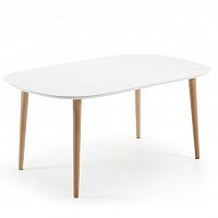 стол oakland white белый от la forma (ex julia grup) в Нижневартовске