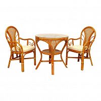 комплект обеденный lamokko-2 на 2персоны коричневый в Нижневартовске