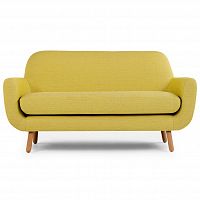 диван jonah двухместный прямой желтый в Нижневартовске